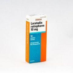 LORATADIN RATIOPHARM tabletti 10 mg 10 fol