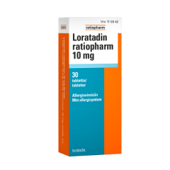 LORATADIN RATIOPHARM tabletti 10 mg 30 fol
