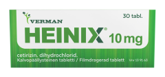 HEINIX tabletti, kalvopäällysteinen 10 mg 30 fol