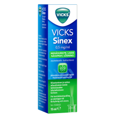 VICKS SINEX nenäsumute, liuos 0,5 mg/ml 15 ml