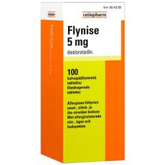FLYNISE tabletti, kalvopäällysteinen 5 mg 100 fol
